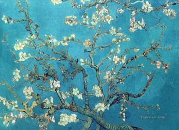 ヴィンセント・ヴァン・ゴッホ Painting - アーモンドの花のある枝 フィンセント・ファン・ゴッホ